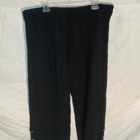 Disturbia Black Knit Women's Trousers - Picture 9 of 9